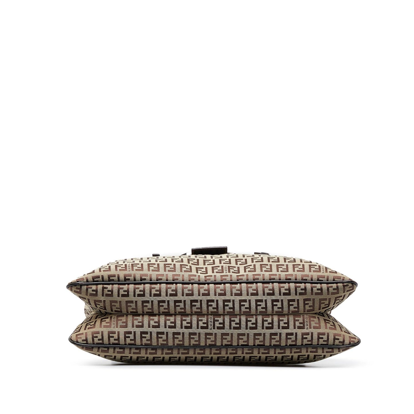 Fendi Zucchino Double Flap Shoulder Bag (bz3W6K)