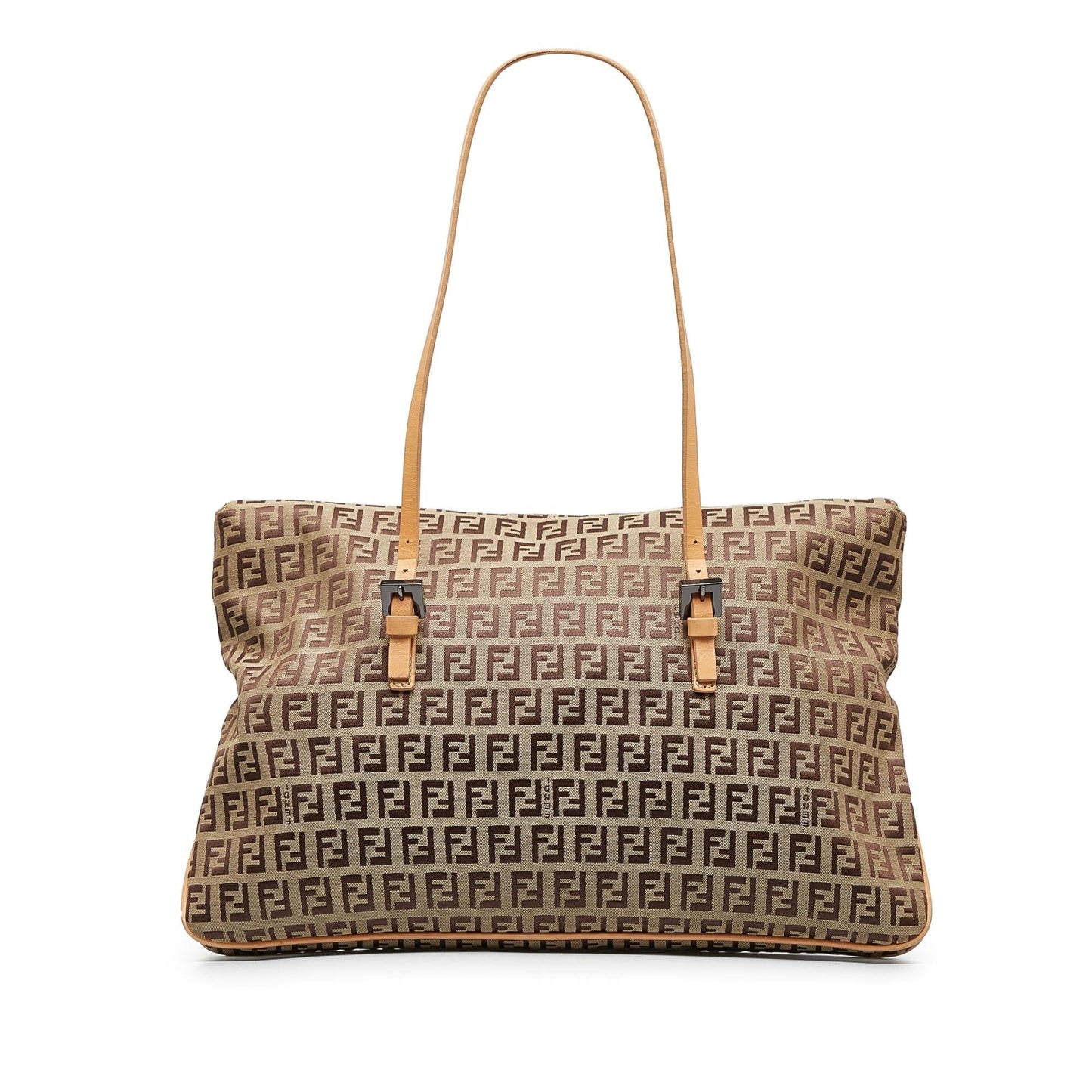 Fendi Zucchino Double Flap Tote (wgkC7B)