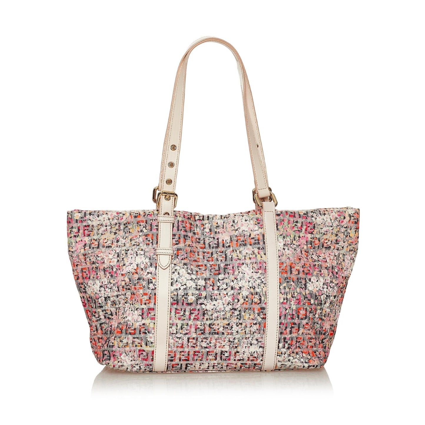 Fendi Zucchino Floral Tote Bag (28531)