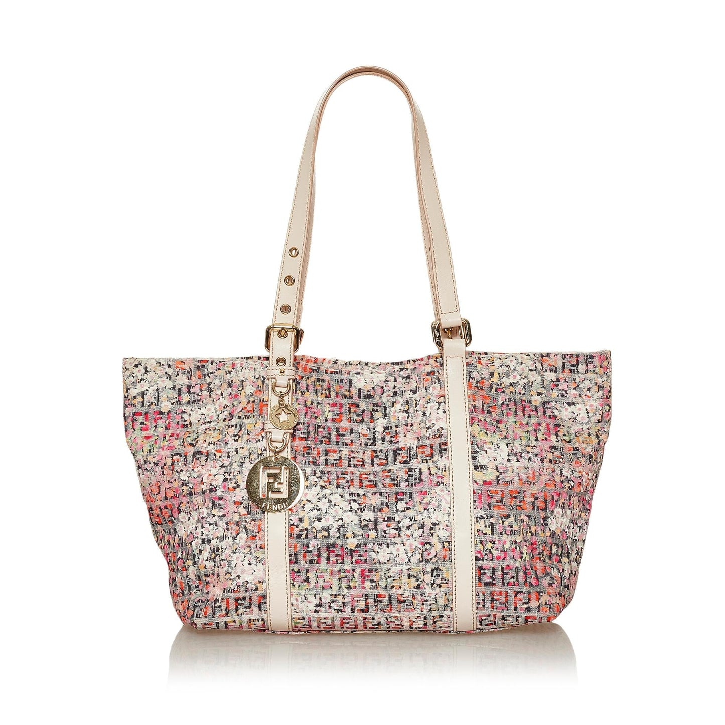 Fendi Zucchino Floral Tote Bag (28531)