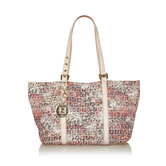 Fendi Zucchino Floral Tote Bag (28531)