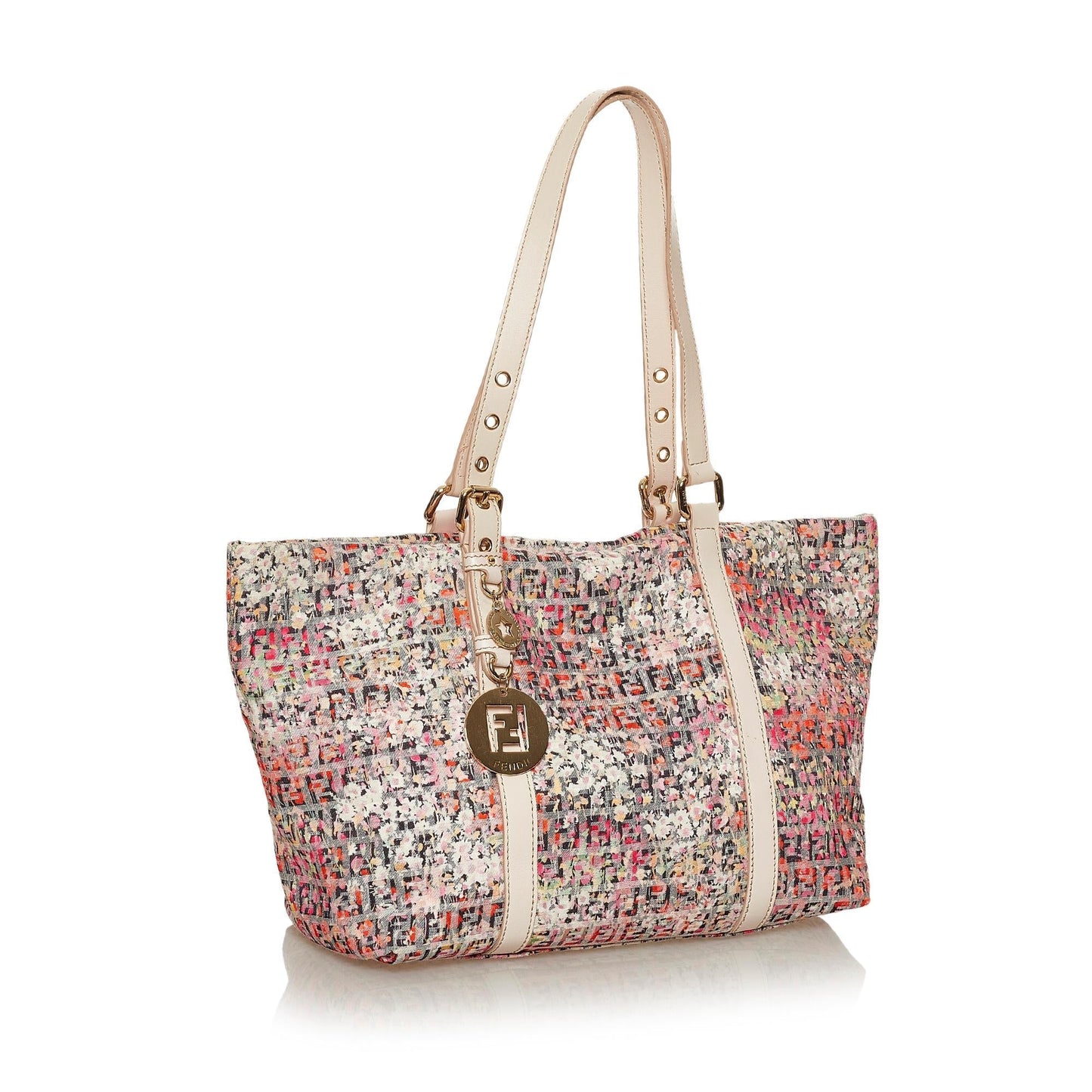 Fendi Zucchino Floral Tote Bag (28531)