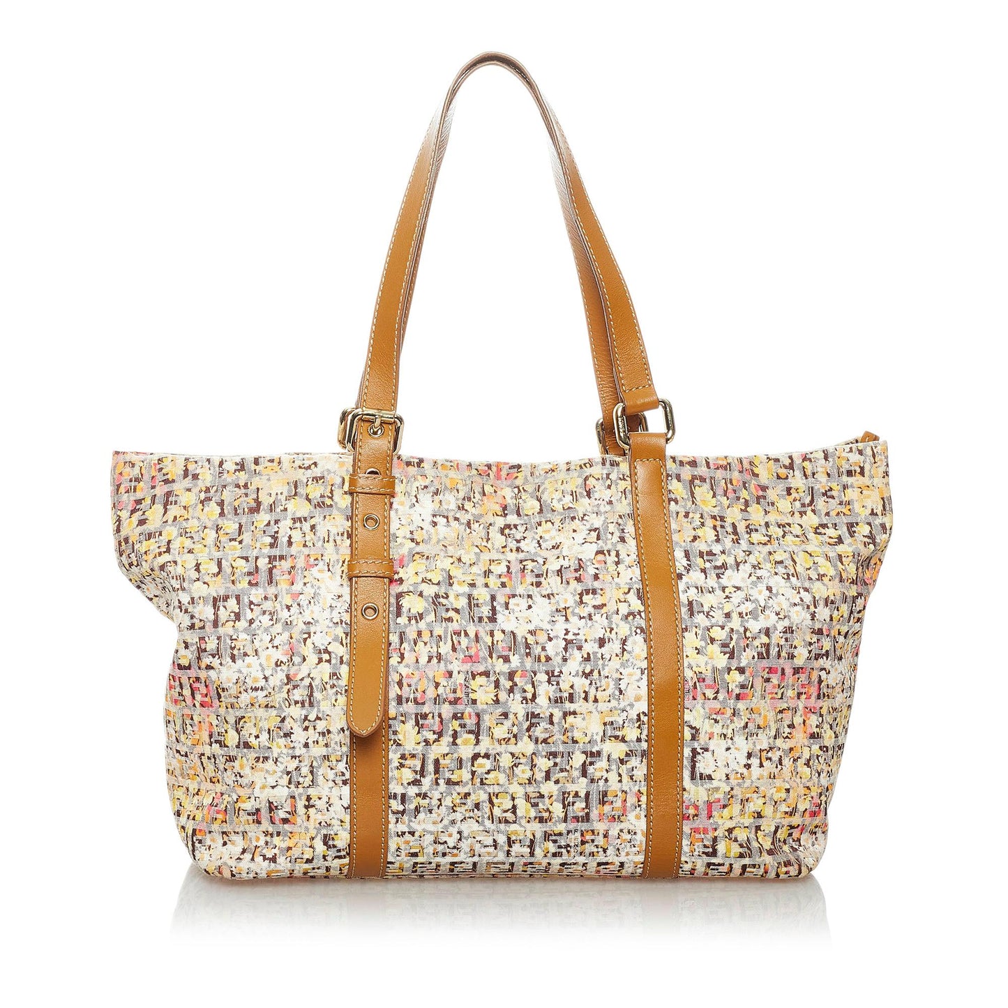 Fendi Zucchino Floral Tote Bag (30147)