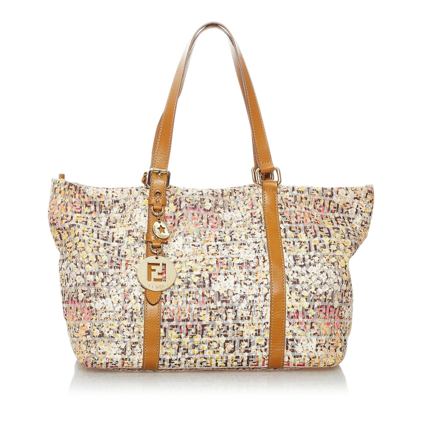 Fendi Zucchino Floral Tote Bag (30147)