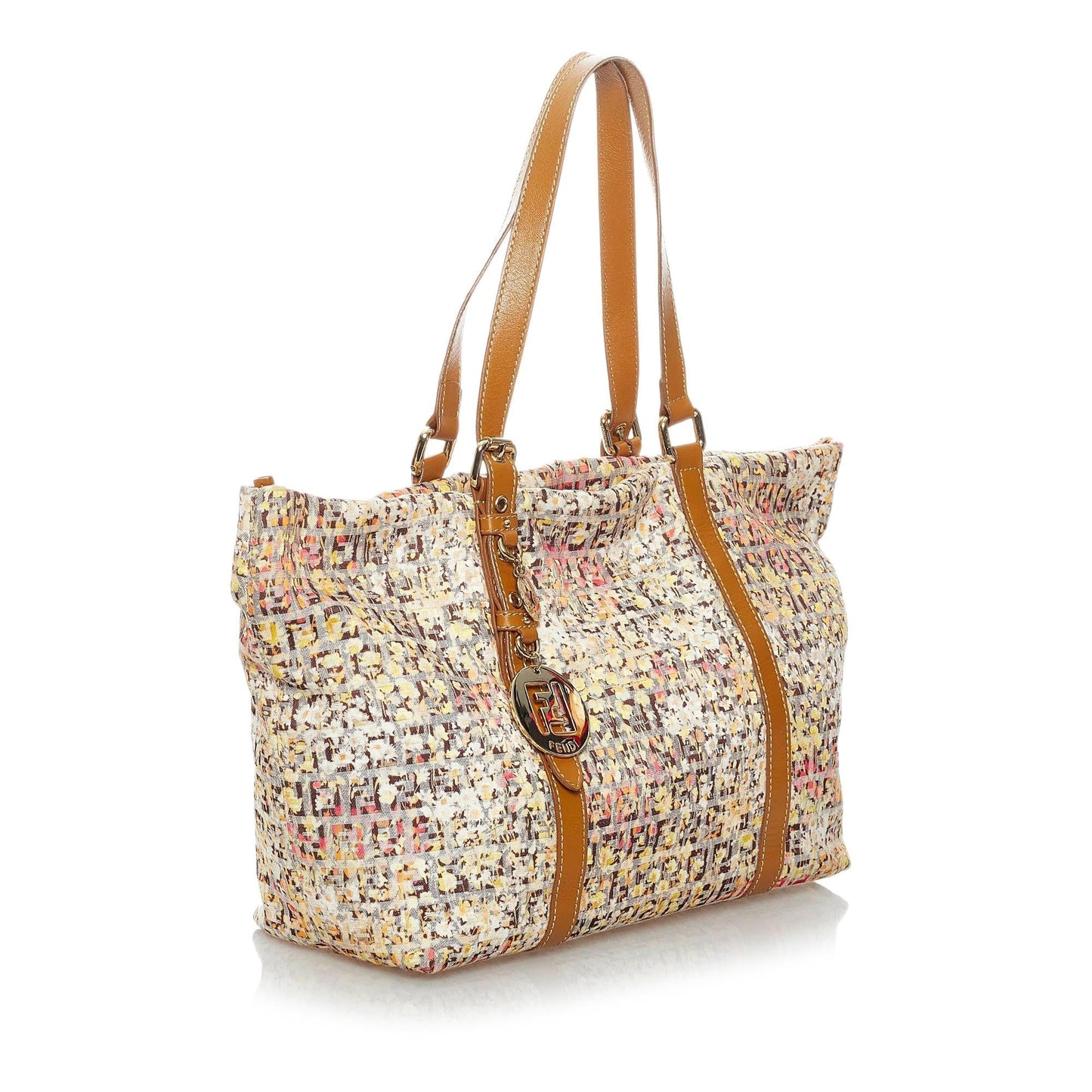 Fendi Zucchino Floral Tote Bag (30147)