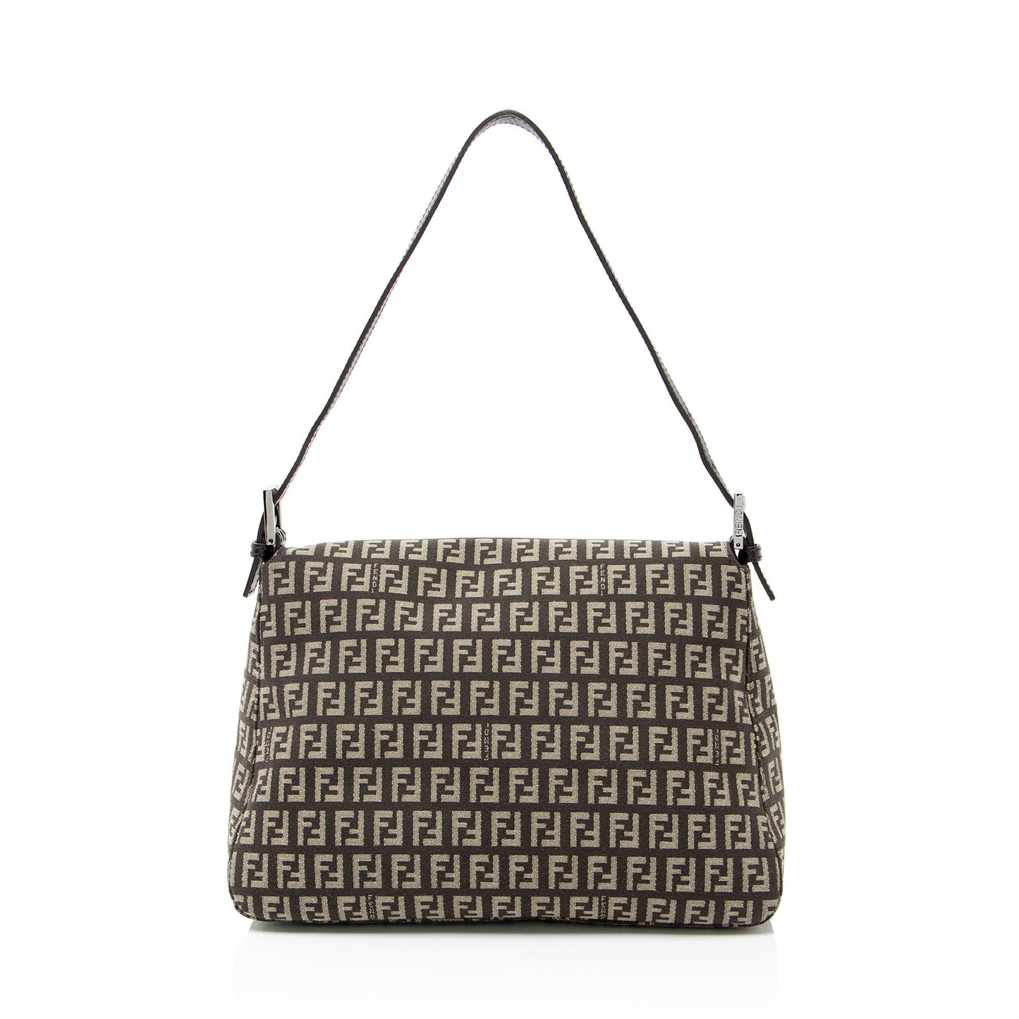 Fendi FF Embossed 1974 Mini Baguette Shoulder Bag