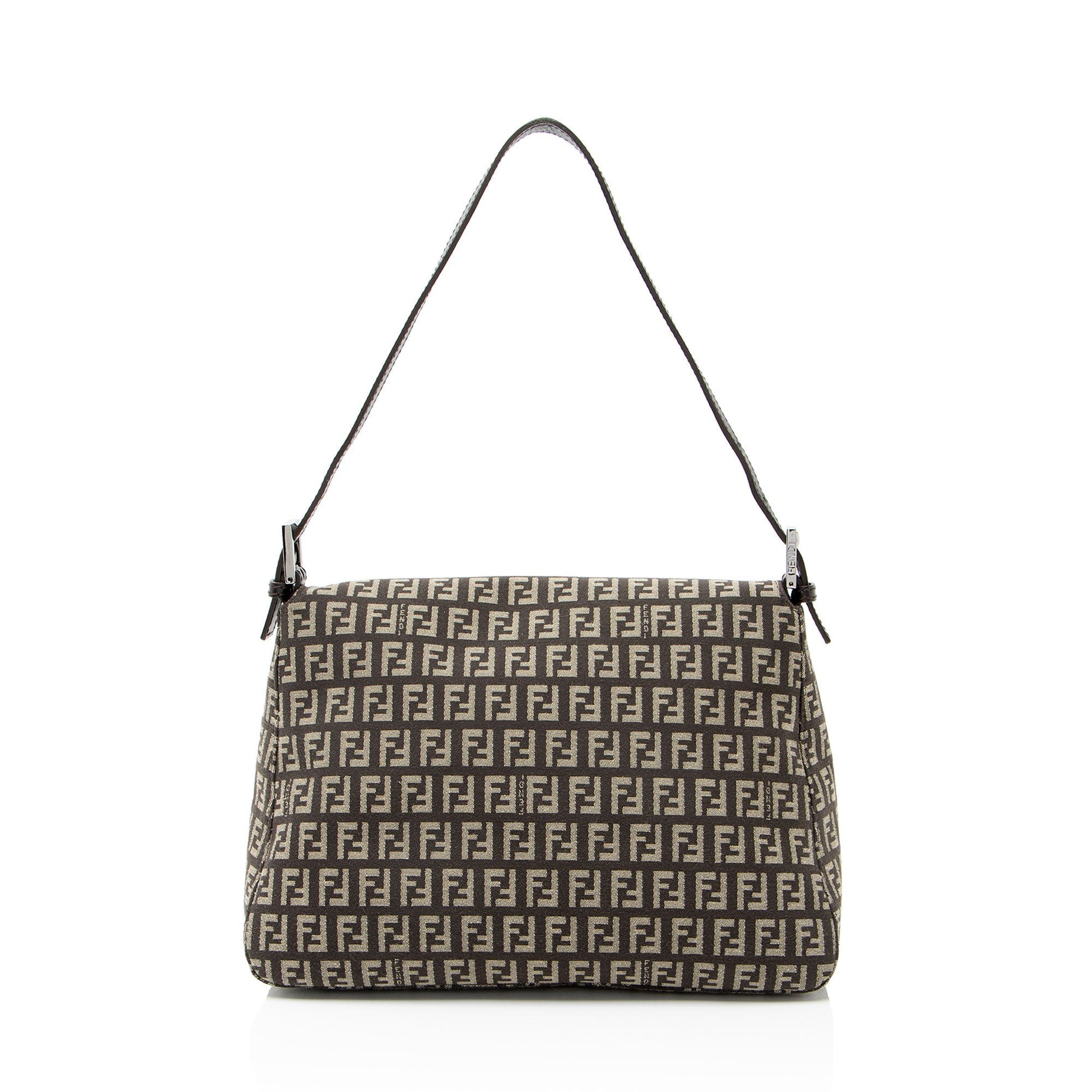 Fendi FF Embossed 1974 Mini Baguette Shoulder Bag