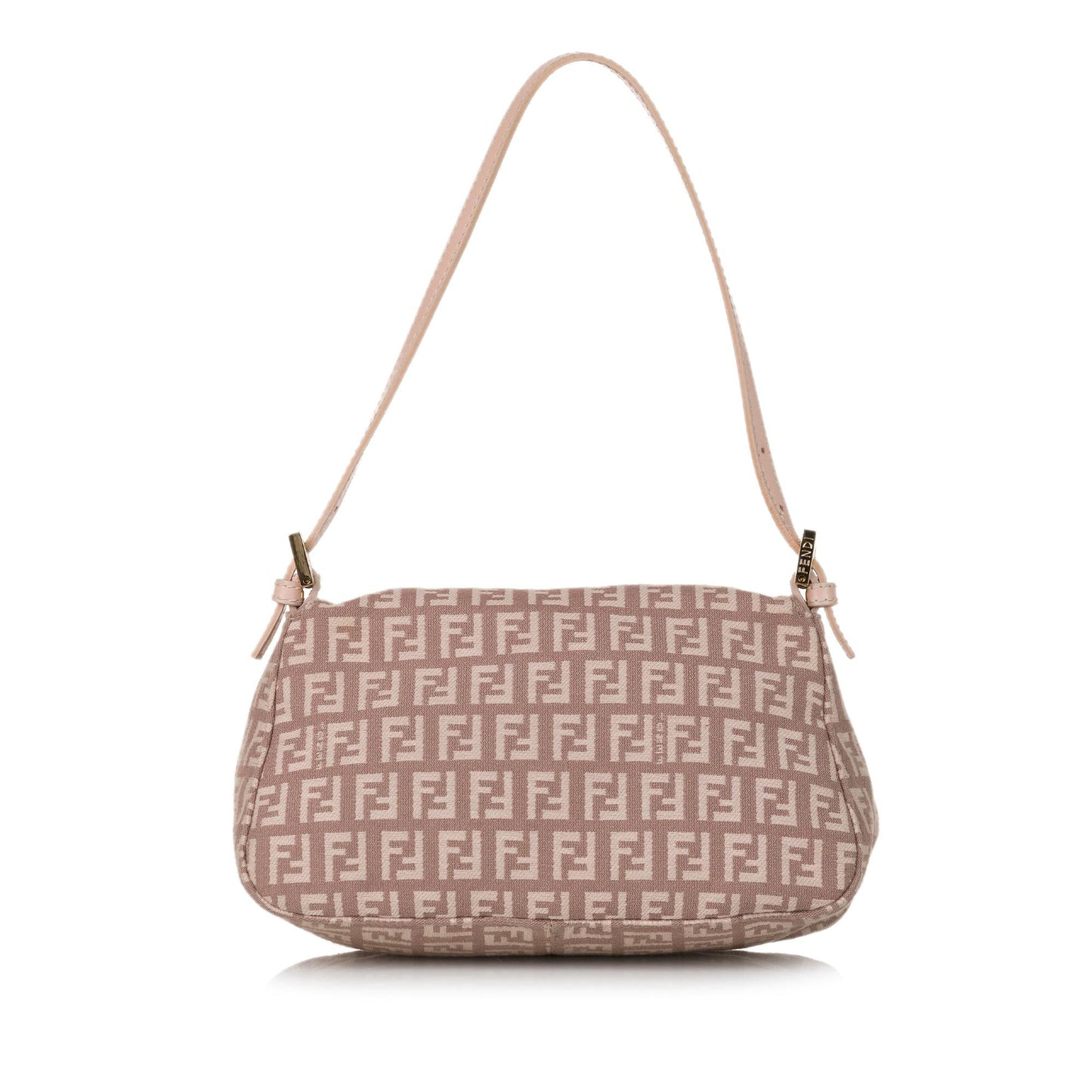 Fendi Zucchino Mamma Forever Canvas Baguette (31593)