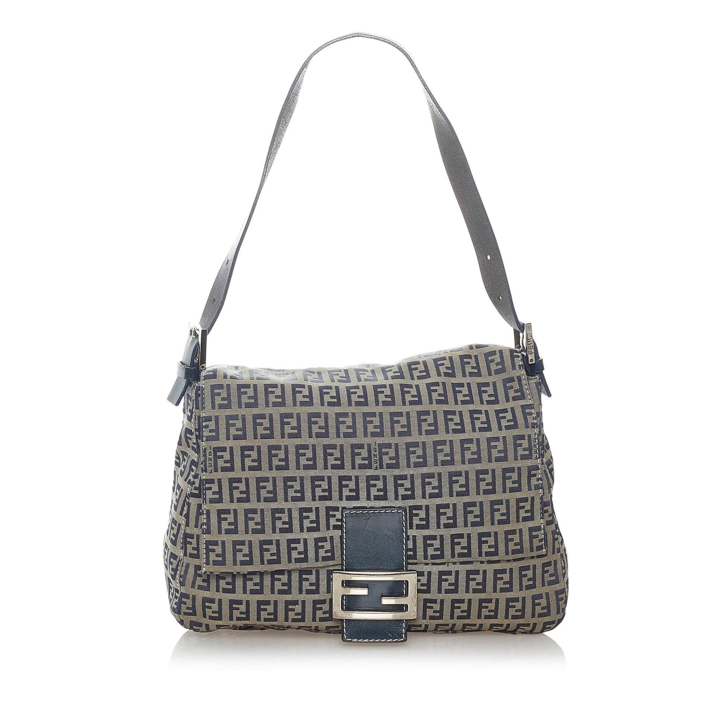 Fendi Zucchino Mamma Forever Canvas Shoulder Bag (32862)