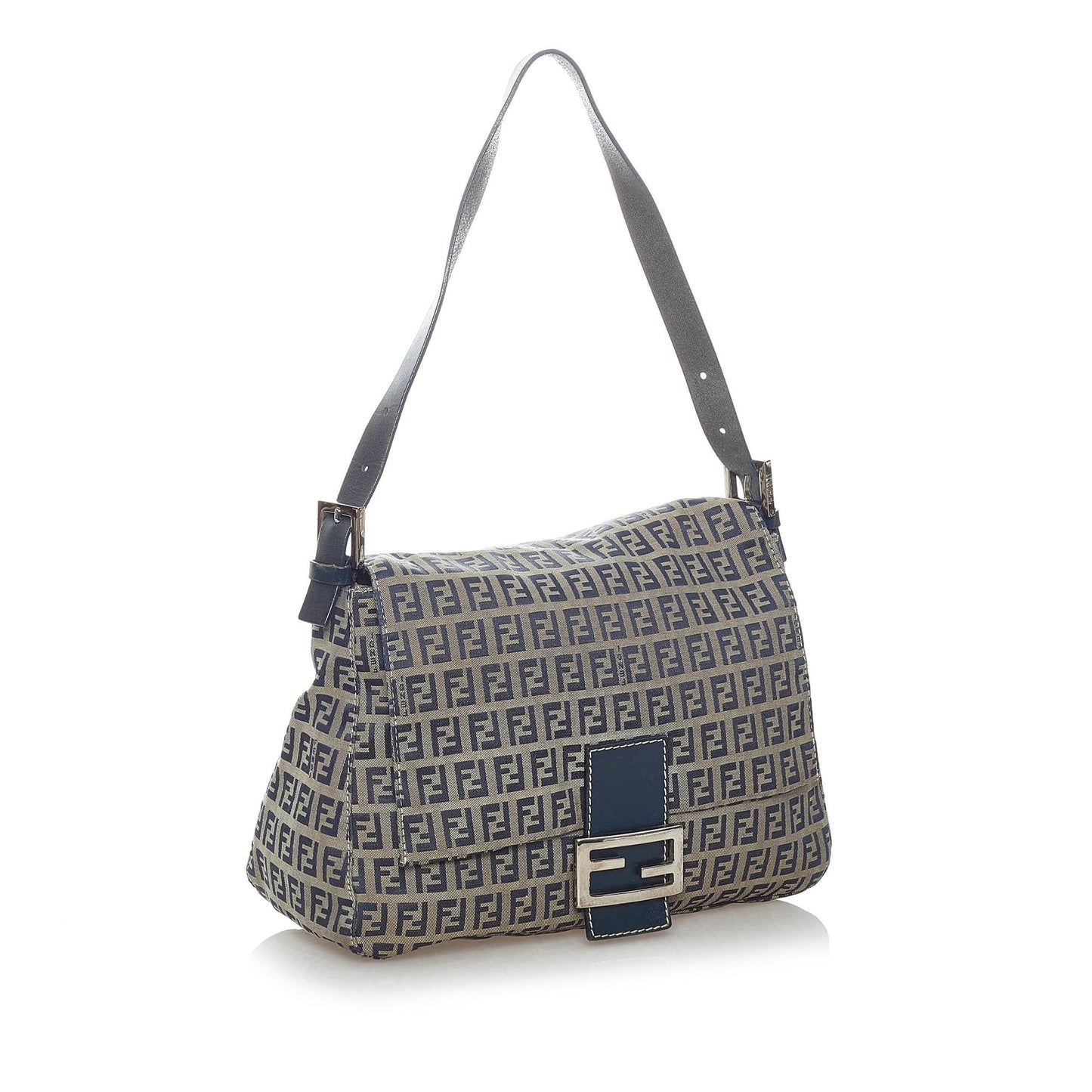 Fendi Zucchino Mamma Forever Canvas Shoulder Bag (32862)