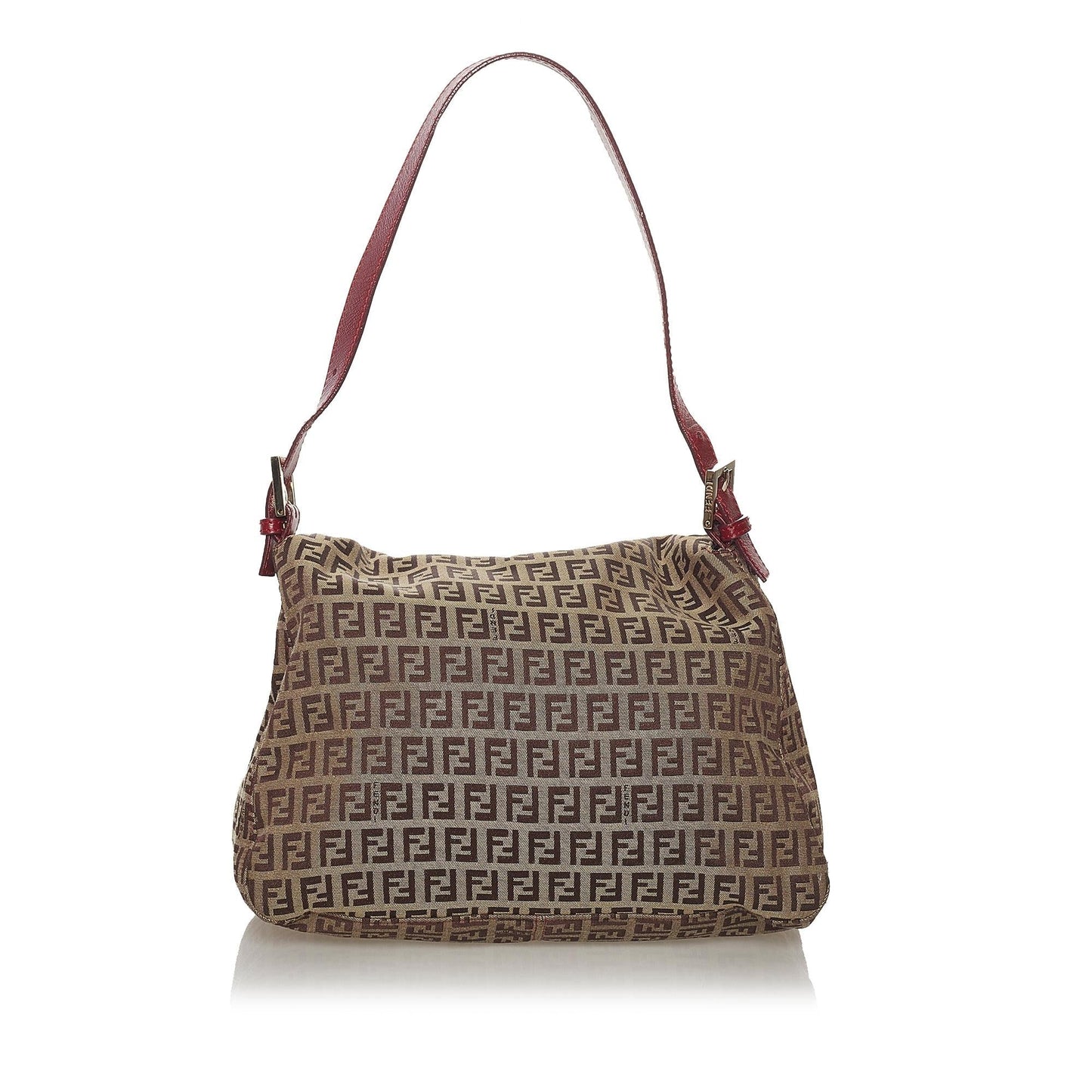 Fendi Zucchino Mamma Forever Canvas Shoulder Bag (33285)