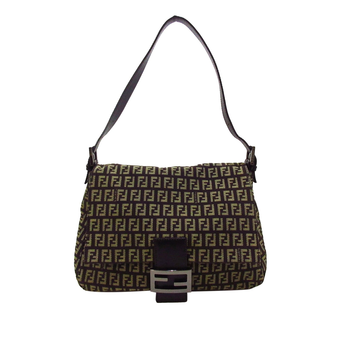 Fendi Zucchino Mamma Forever Shoulder Bag (36070)