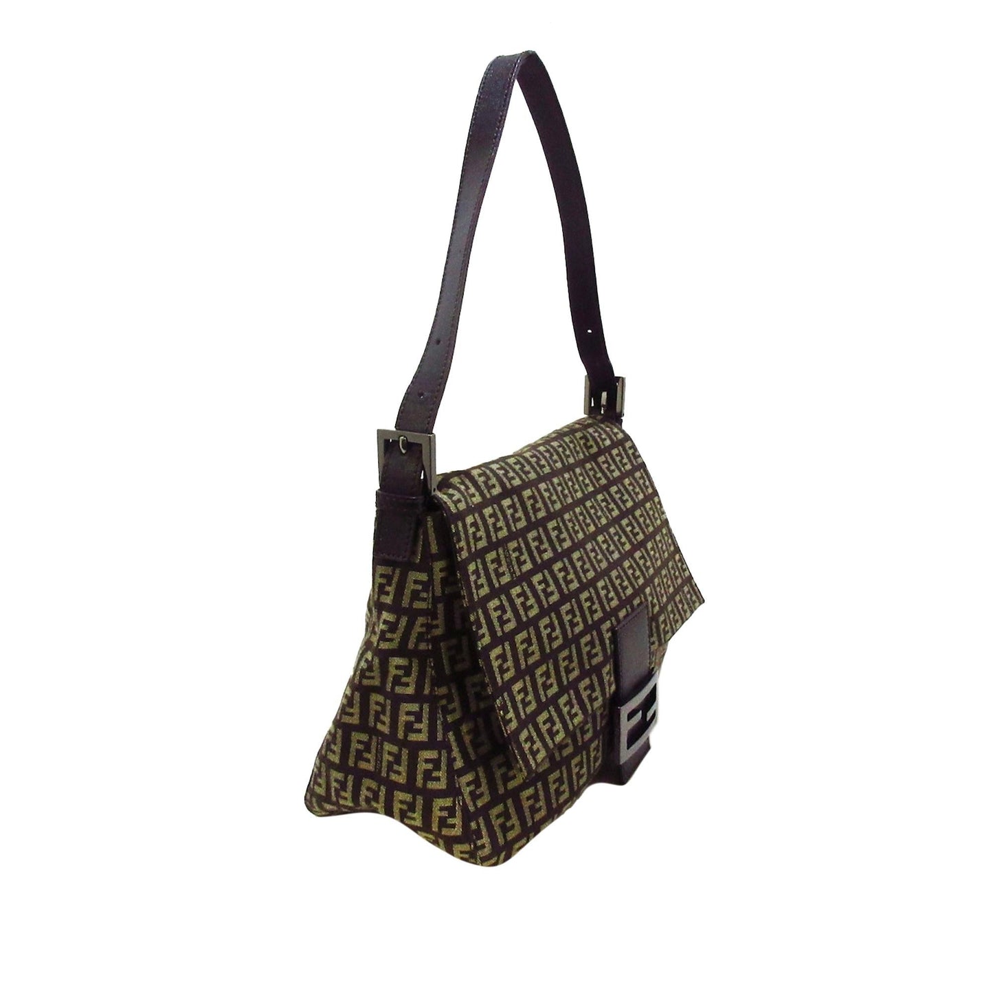 Fendi Zucchino Mamma Forever Shoulder Bag (36070)