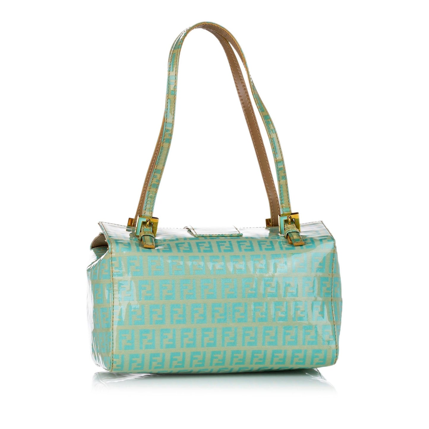 Fendi Zucchino Patent Leather Shoulder Bag (30257)