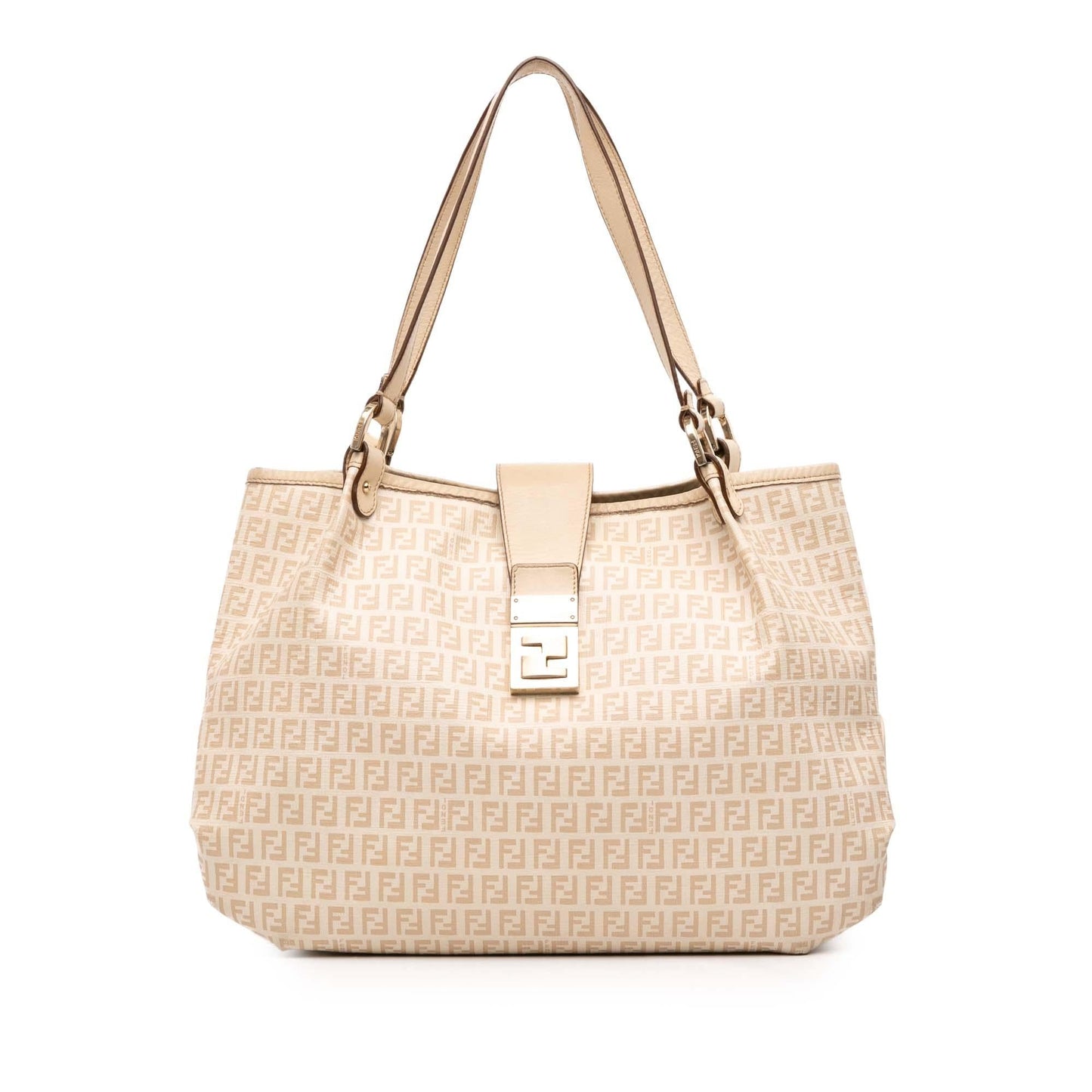 Fendi Zucchino Spalmati Chiusura Tote