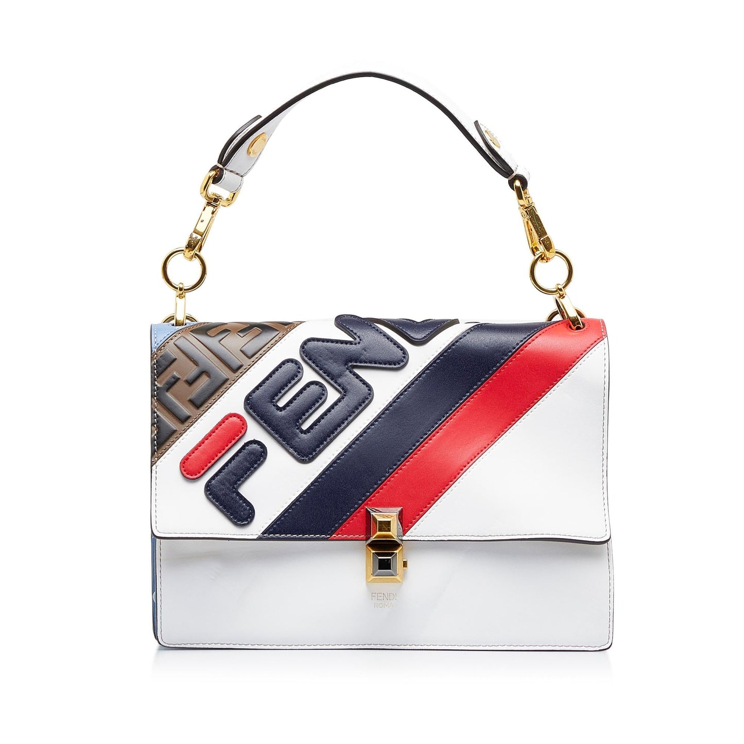 Fendi x FILA Kan I Mania Logo Satchel (McSL0p)