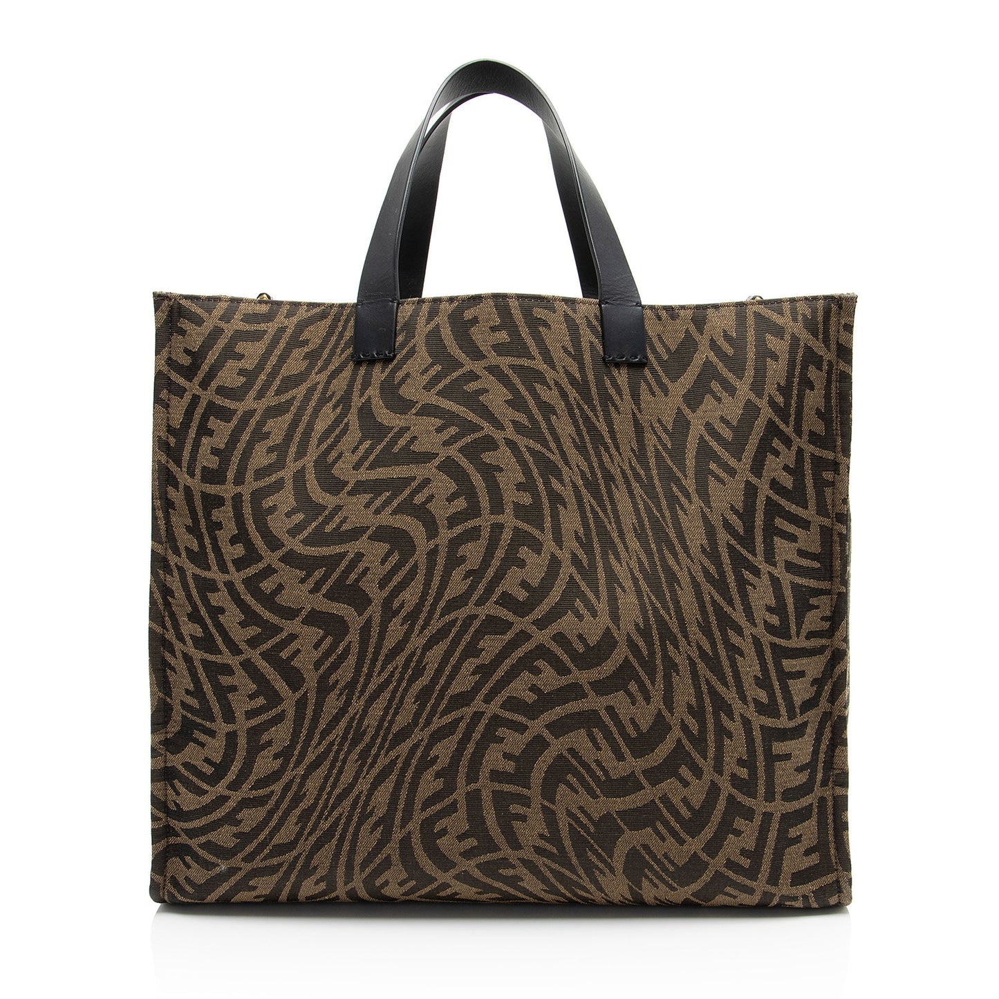 Fendi x Sara Coleman FF Vertigo Canvas Shopping Tote