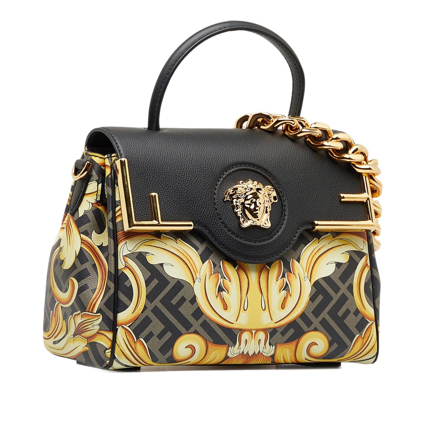 Fendi x Versace Fendace La Medusa Satchel (TIqNMz)