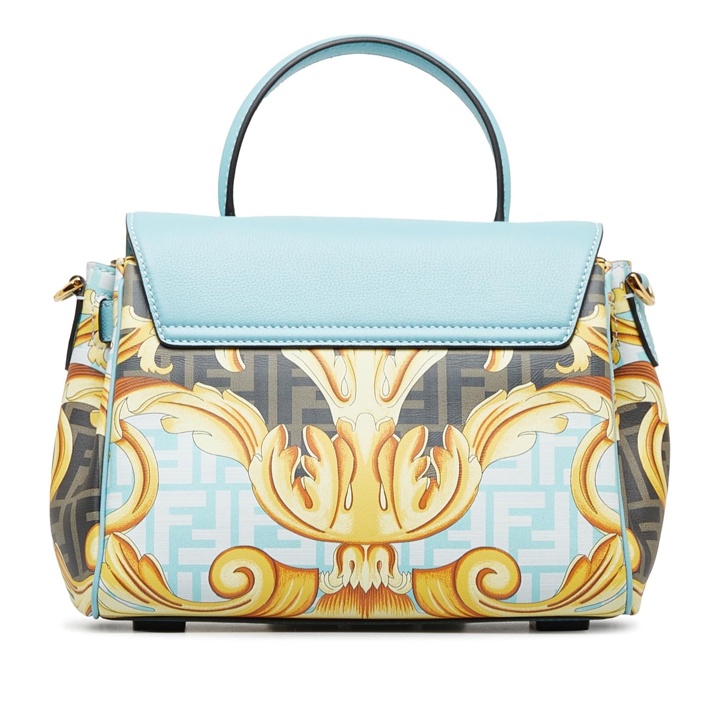 Fendi x Versace Fendace La Medusa Satchel (beO89n)