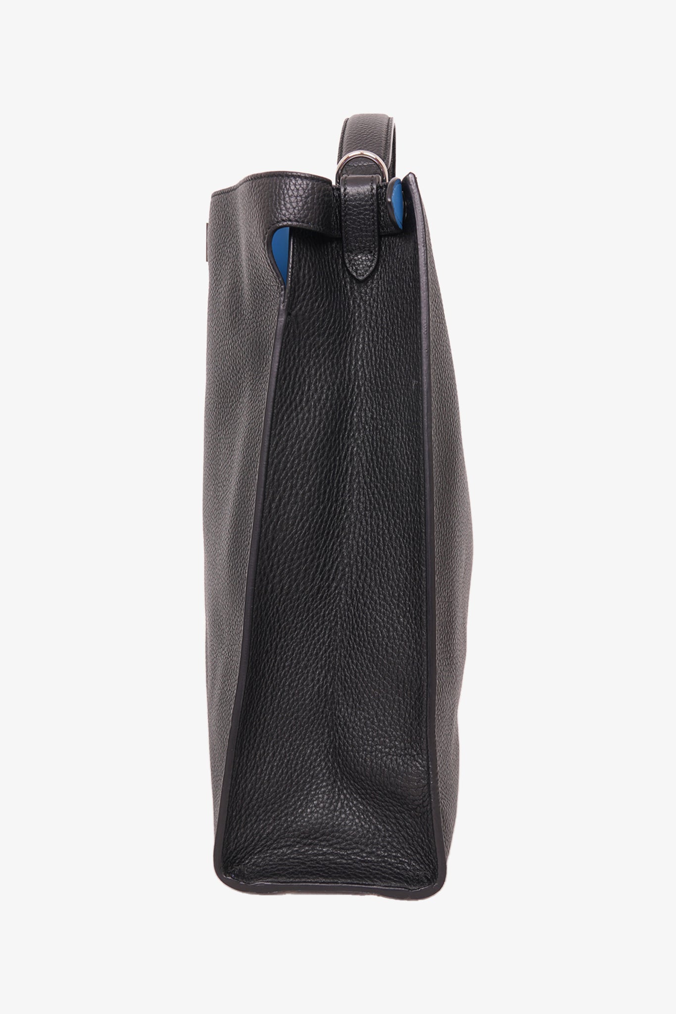 Fendi Black Leather Romano Peekaboo X-Lite Toto With Strap