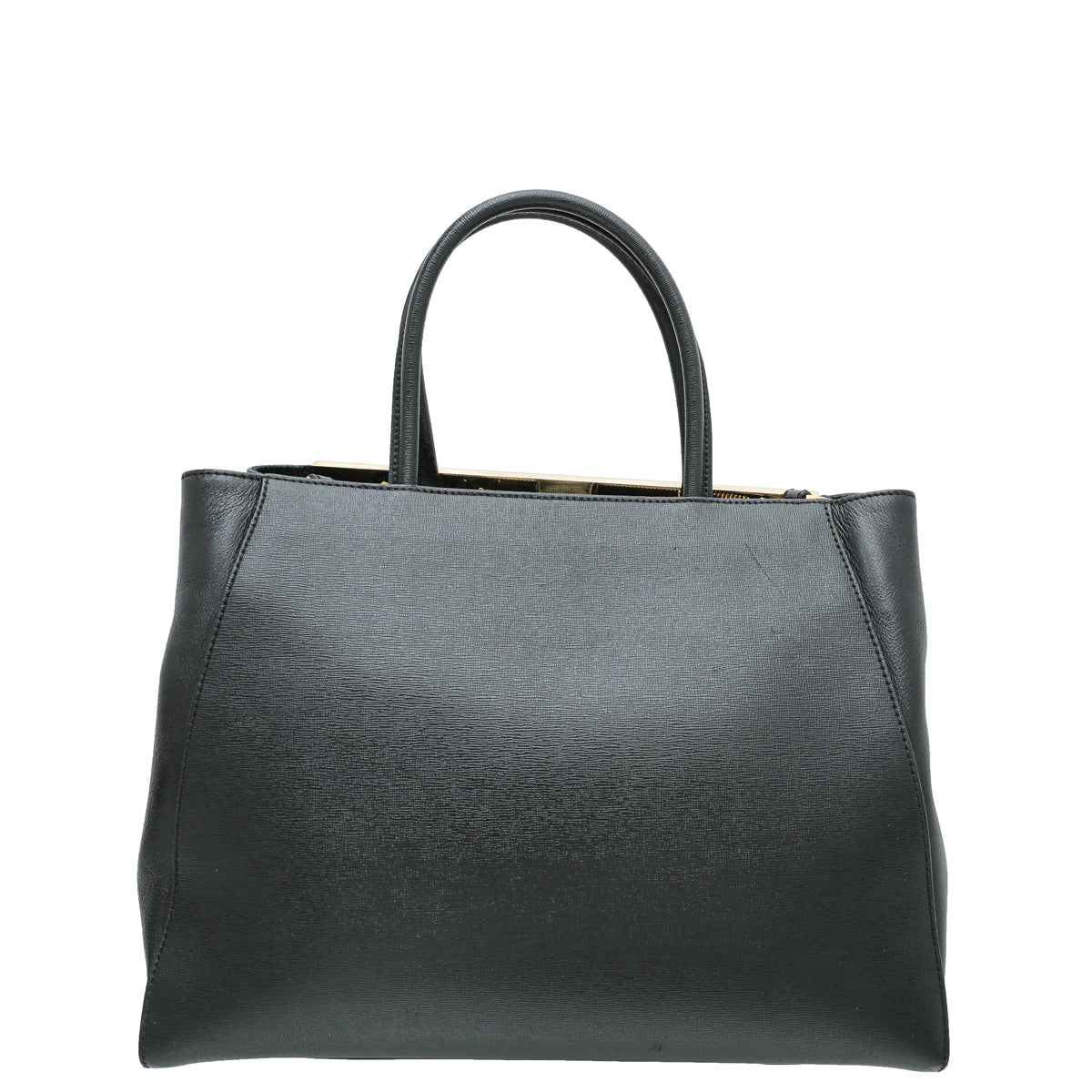 Fendi Black 2 Jours Bag W/P.S Initials