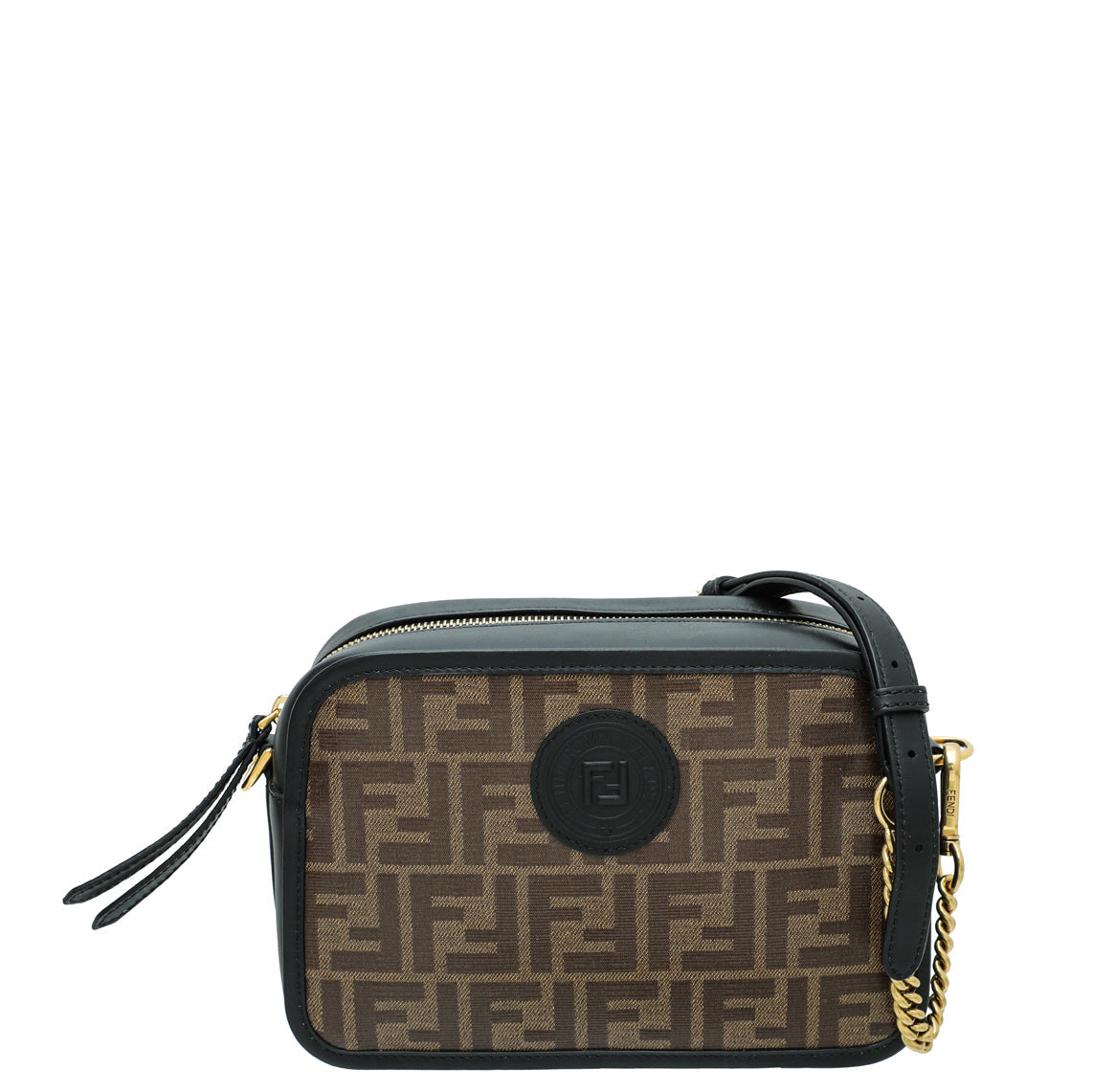 Fendi Bicolor FF Stamp Patch Camera Bag