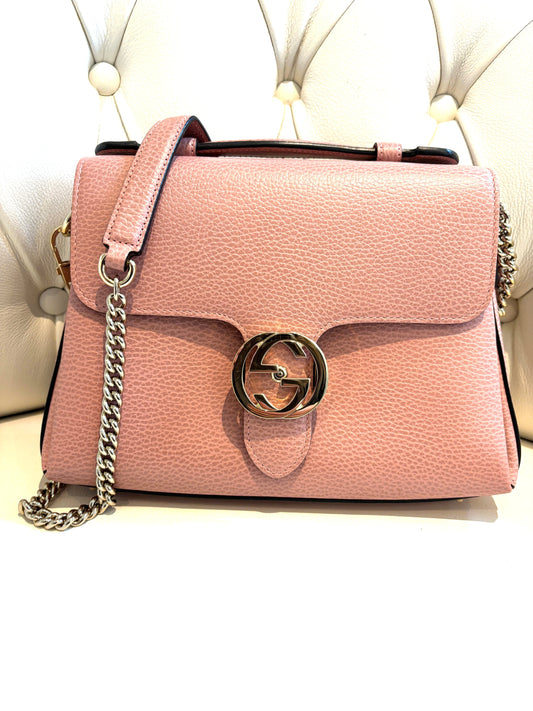 Gucci Chain Leather Shoulder Bag