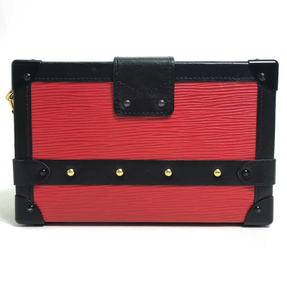 LOUIS VUITTON Shoulder Bag Epi Leather Red / black Epi Petite Mar