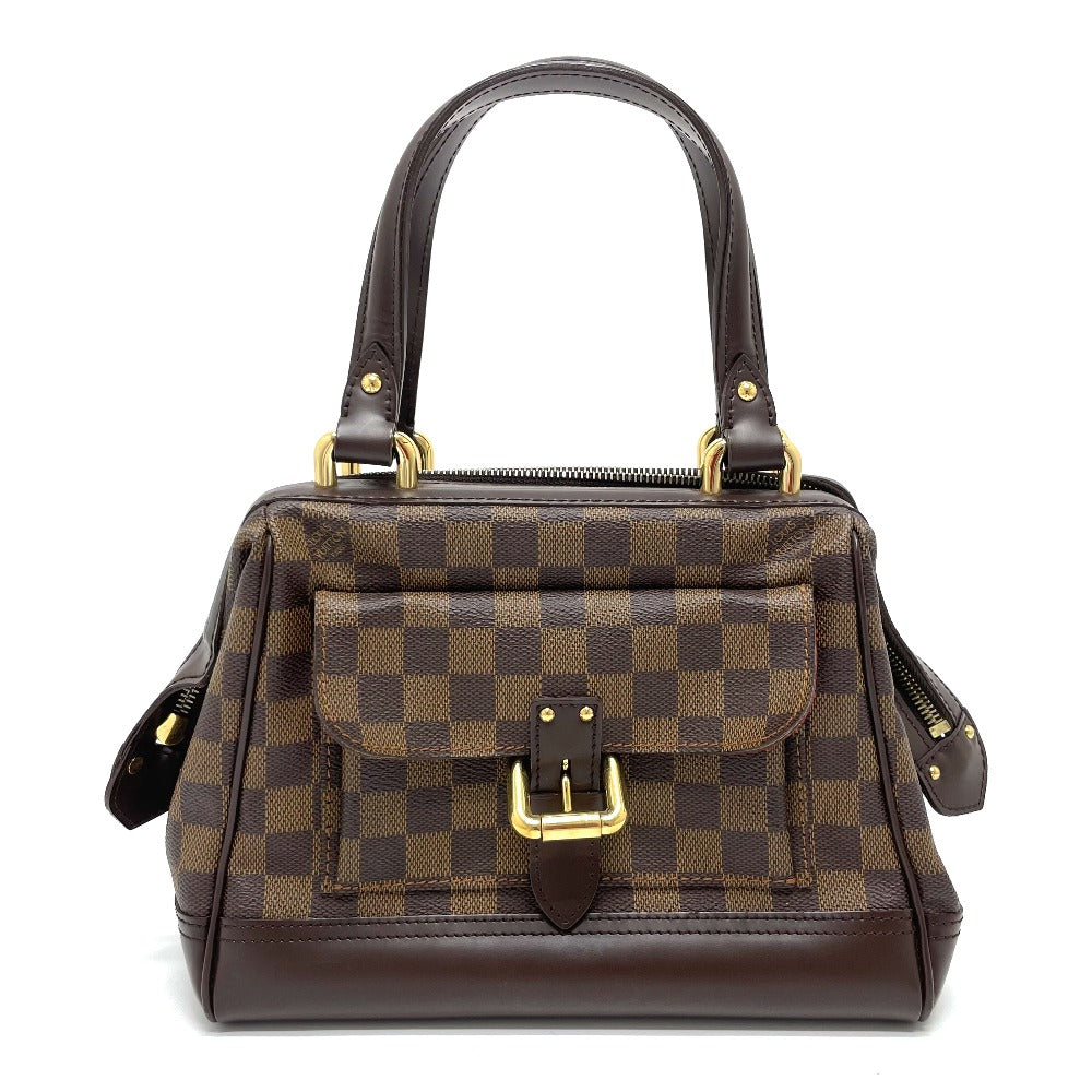 LOUIS VUITTON Handbag Damier canvas, leather Brown Damier Knightsbridge Women