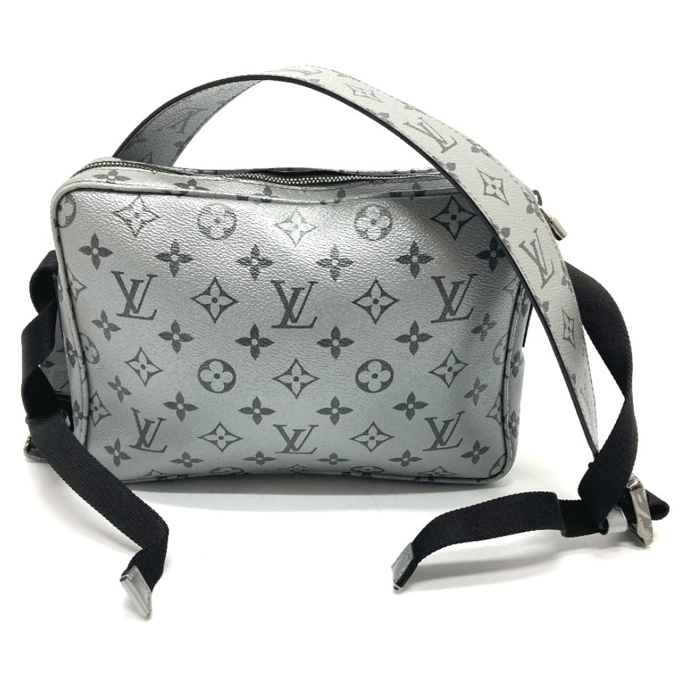 LOUIS VUITTON Shoulder Bag Monogram Canvas, Monogram Reflect Canvas Silver Monogram reflect Messenger PM