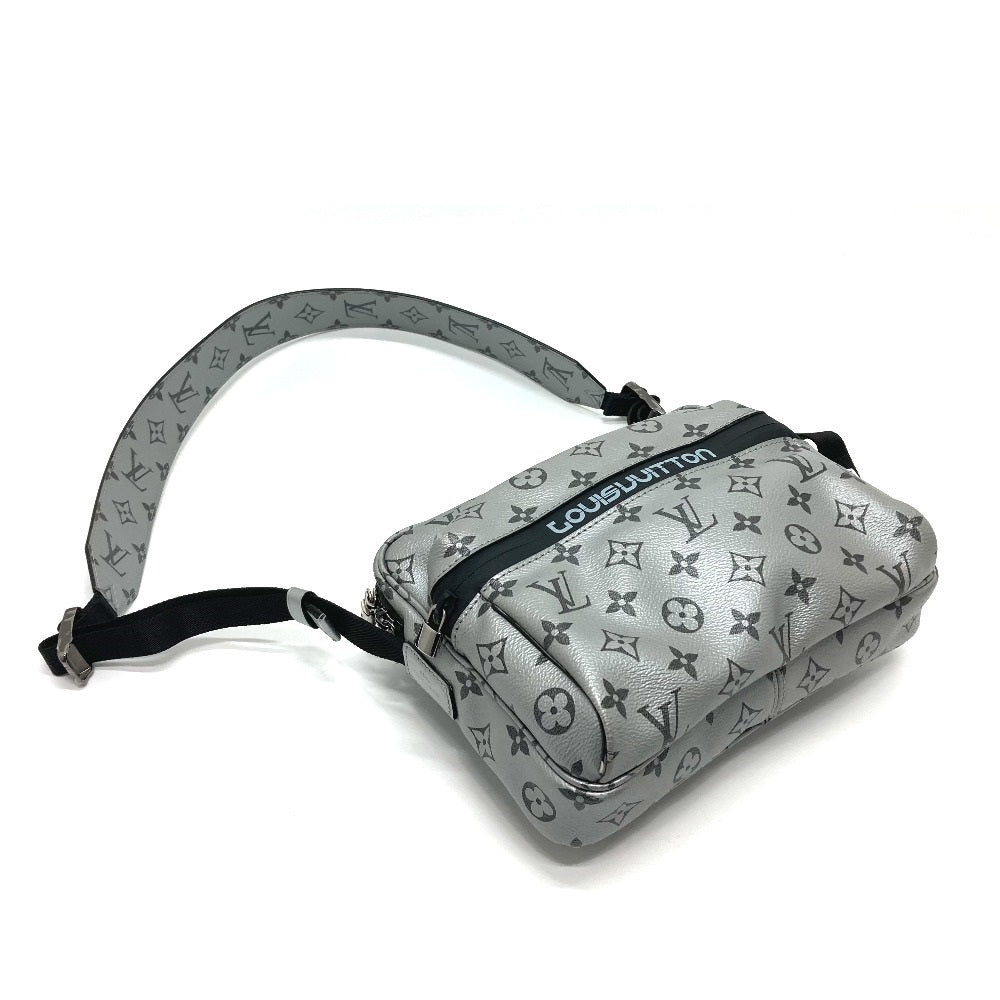 LOUIS VUITTON Shoulder Bag Monogram Canvas, Monogram Reflect Canvas Silver Monogram reflect Messenger PM