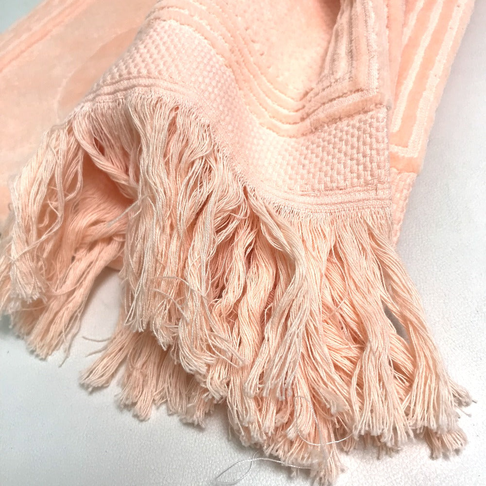 BALENCIAGA towel 535525 cotton Orange pink type Big logo unisex(Unisex) 30Ã200 cm