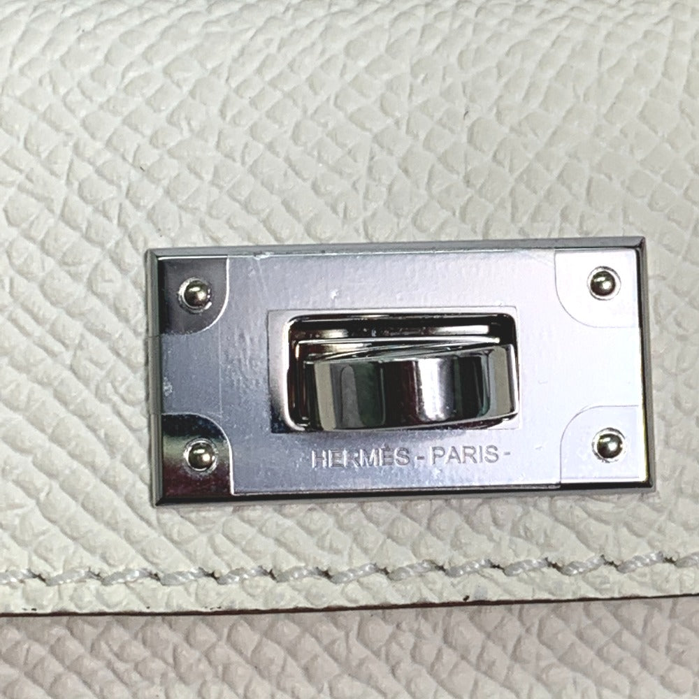 HERMES Shoulder strap Swift, Epsom beige bandouliere Bag strap Women