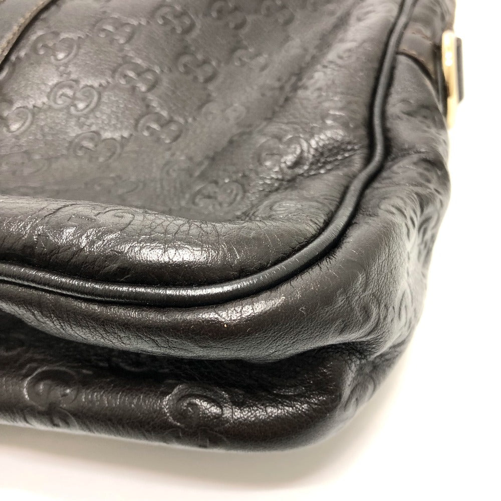 GUCCI Briefcase 201480 leather Brown Sima line Handbag mens