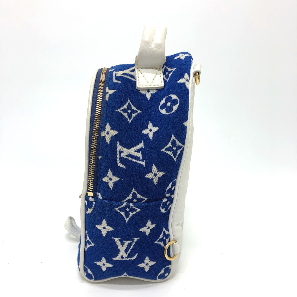LOUIS VUITTON Backpack Jacquard , Monogram Jacquard blue Monogram jacquard Palm Springs Mini