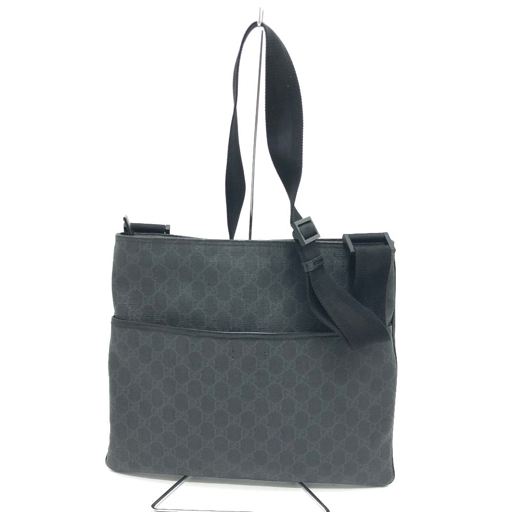 GUCCI Shoulder Bag 162904 GG Supreme Canvas black GG mens