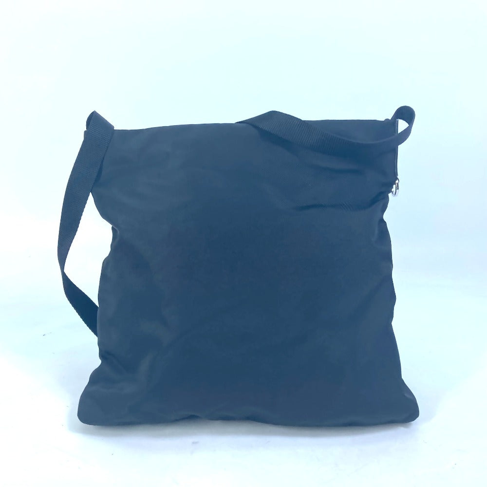 PRADA Shoulder Bag 2VH055 Nylon black With logo Triangle logo plate mens