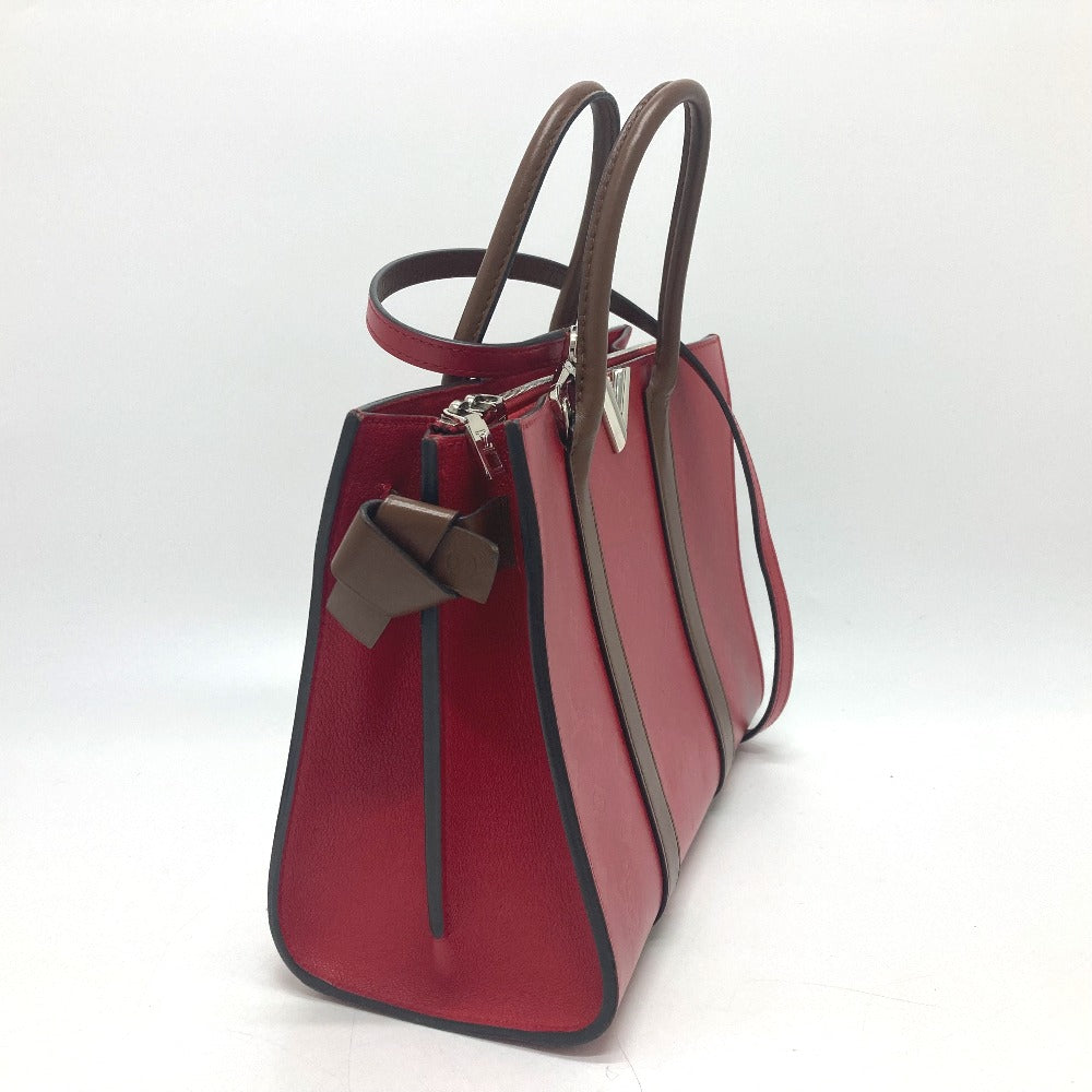 LOUIS VUITTON Tote Bag leather Red Monogram Very Tote MM Women
