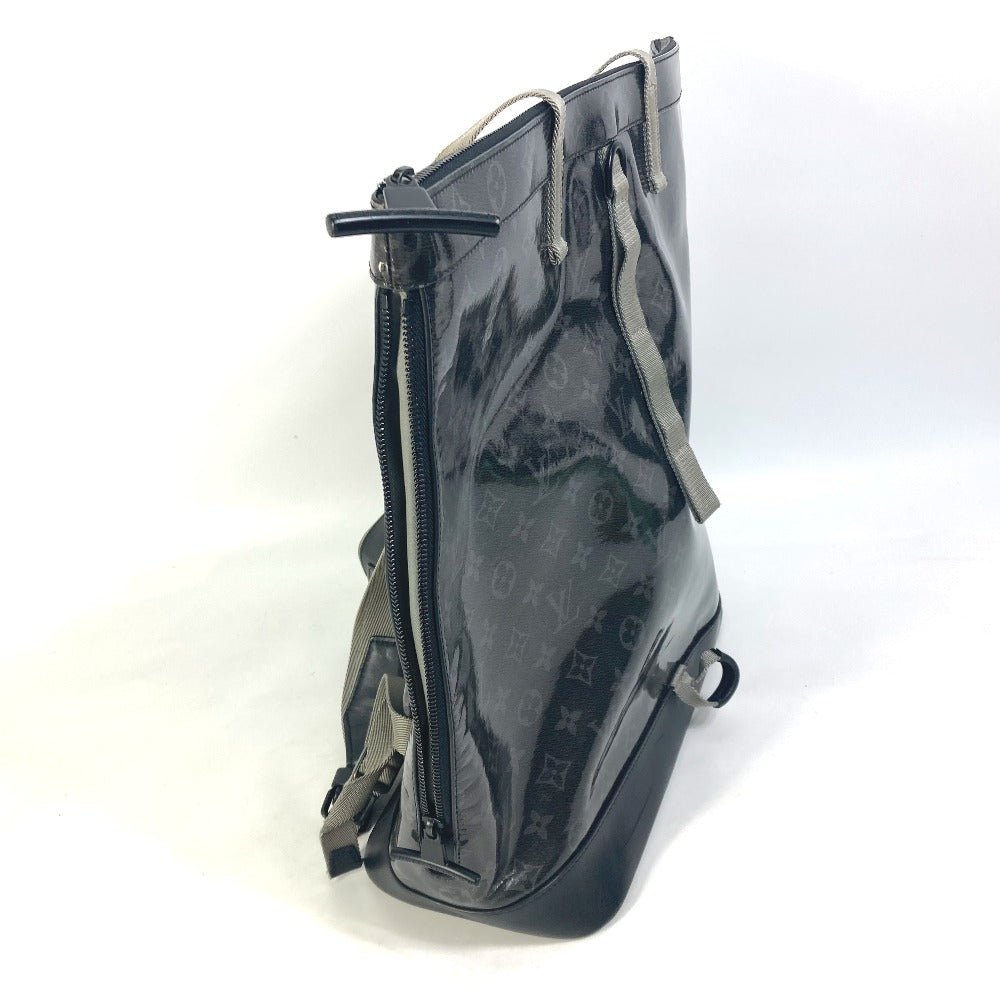 LOUIS VUITTON Tote Bag Plastics black Monogram Eclipse Glaze Zipped tote mens