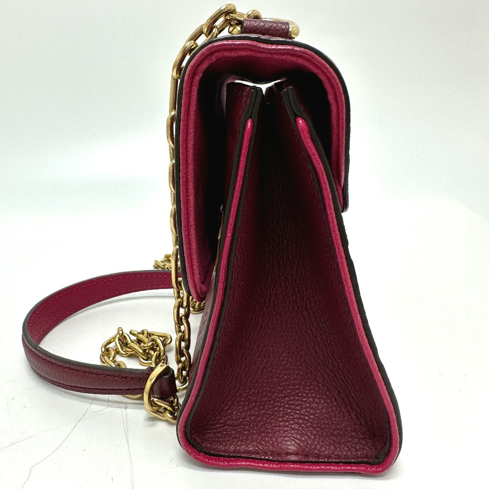 LOUIS VUITTON Shoulder Bag Monogram Ann Platt Leather wine-red Monogram Ann Platt Saint-Sulpice PM Women