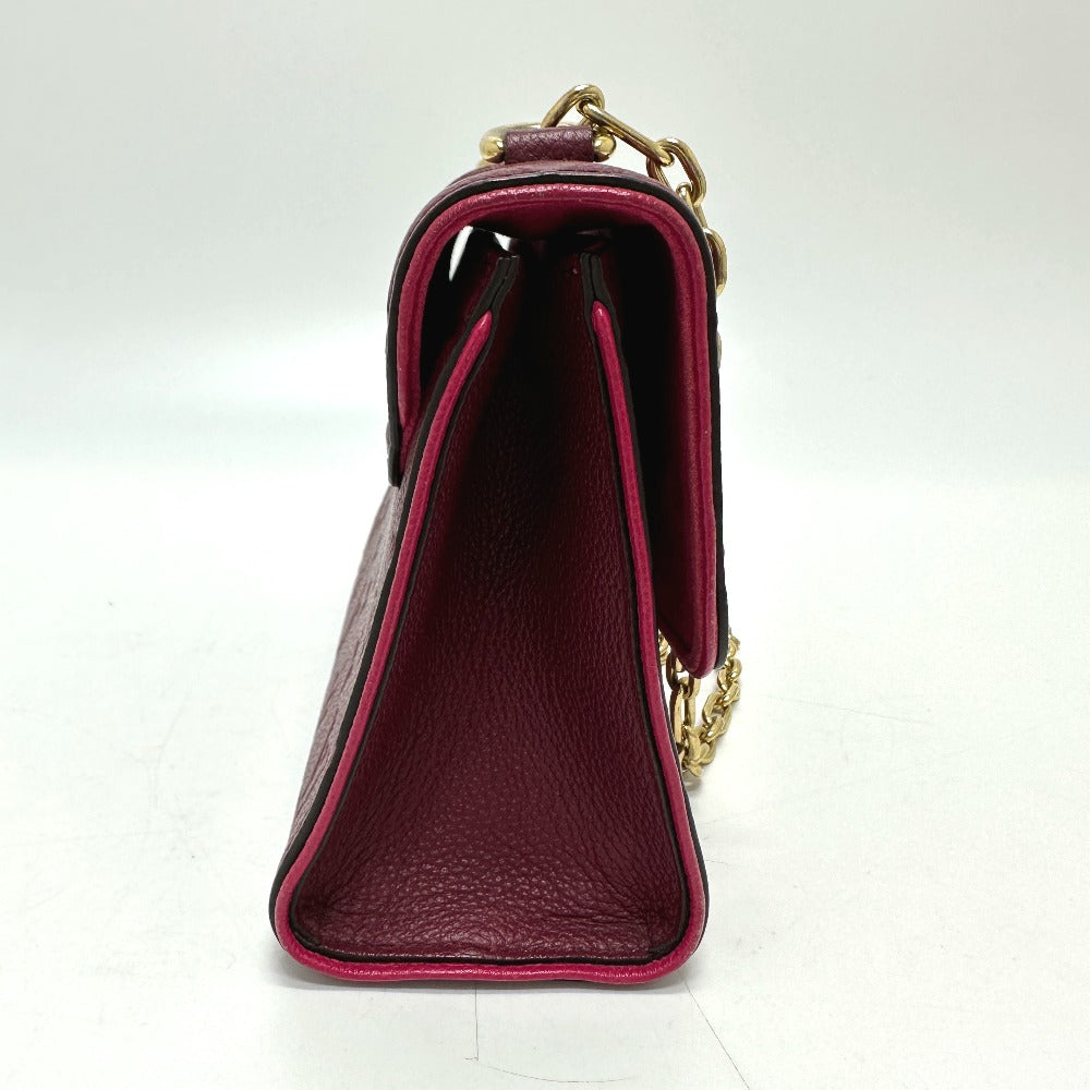 LOUIS VUITTON Shoulder Bag Monogram Ann Platt Leather wine-red Monogram Ann Platt Saint-Sulpice PM Women