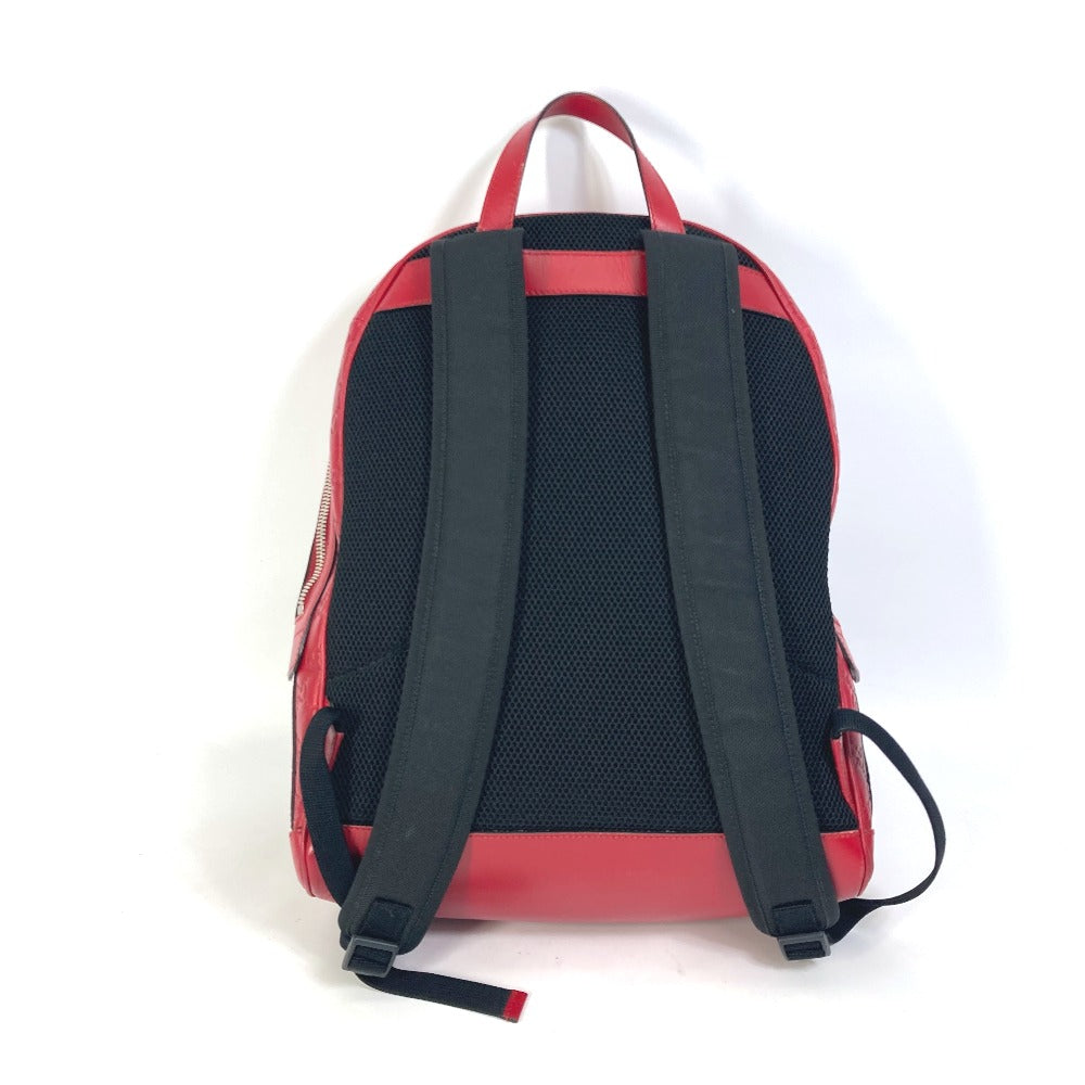 GUCCI Backpack 406370 Sima leather Red Guccisima GG Women(Unisex)