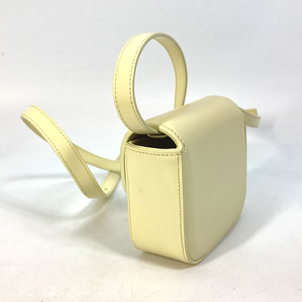 CELINE Shoulder Bag 10I513DPV.11OY leather yellow Shiny calfskin mini triomphe Women