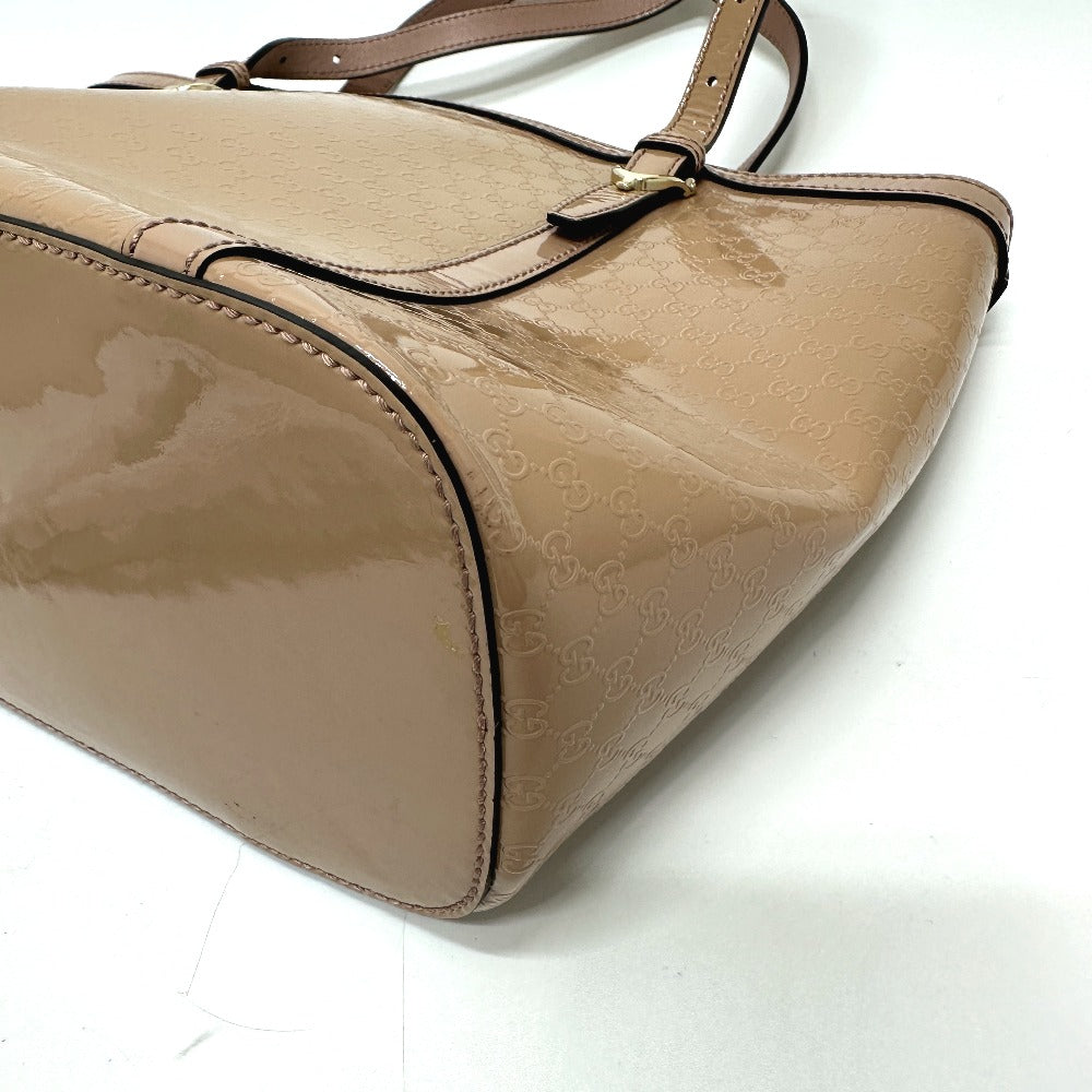GUCCI Tote Bag 336776 enamel beige Micro GG Women