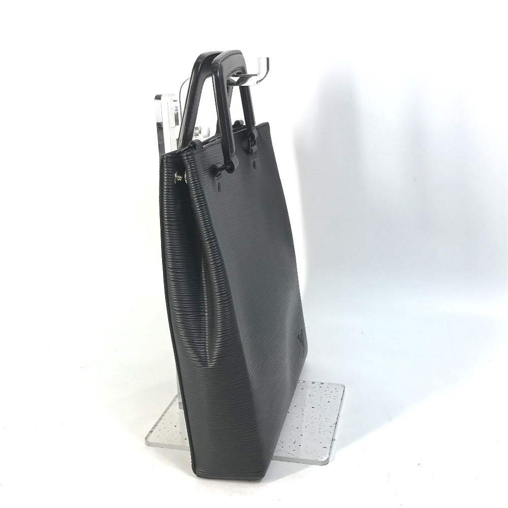 LOUIS VUITTON Handbag Epi Leather black Epi Crossbody Sac Plat fold Women
