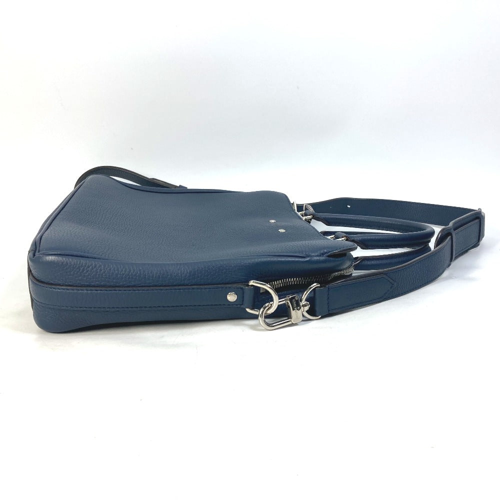 LOUIS VUITTON Business bag Taurillon Clemence Leather Navy Shoulder Bag Handbag Crossbody Armand MM mens