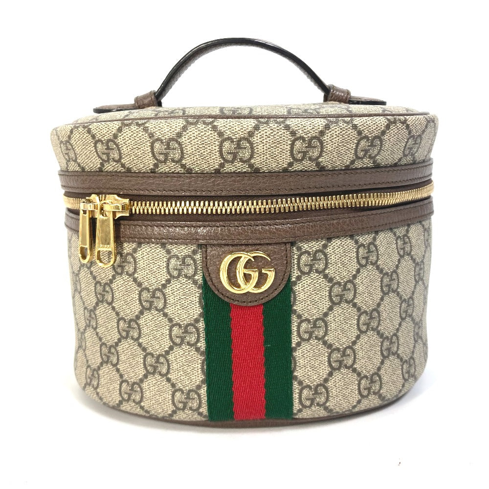 GUCCI Vanity bag 611001 GG Supreme Canvas beige Sherry line Ophidia GG