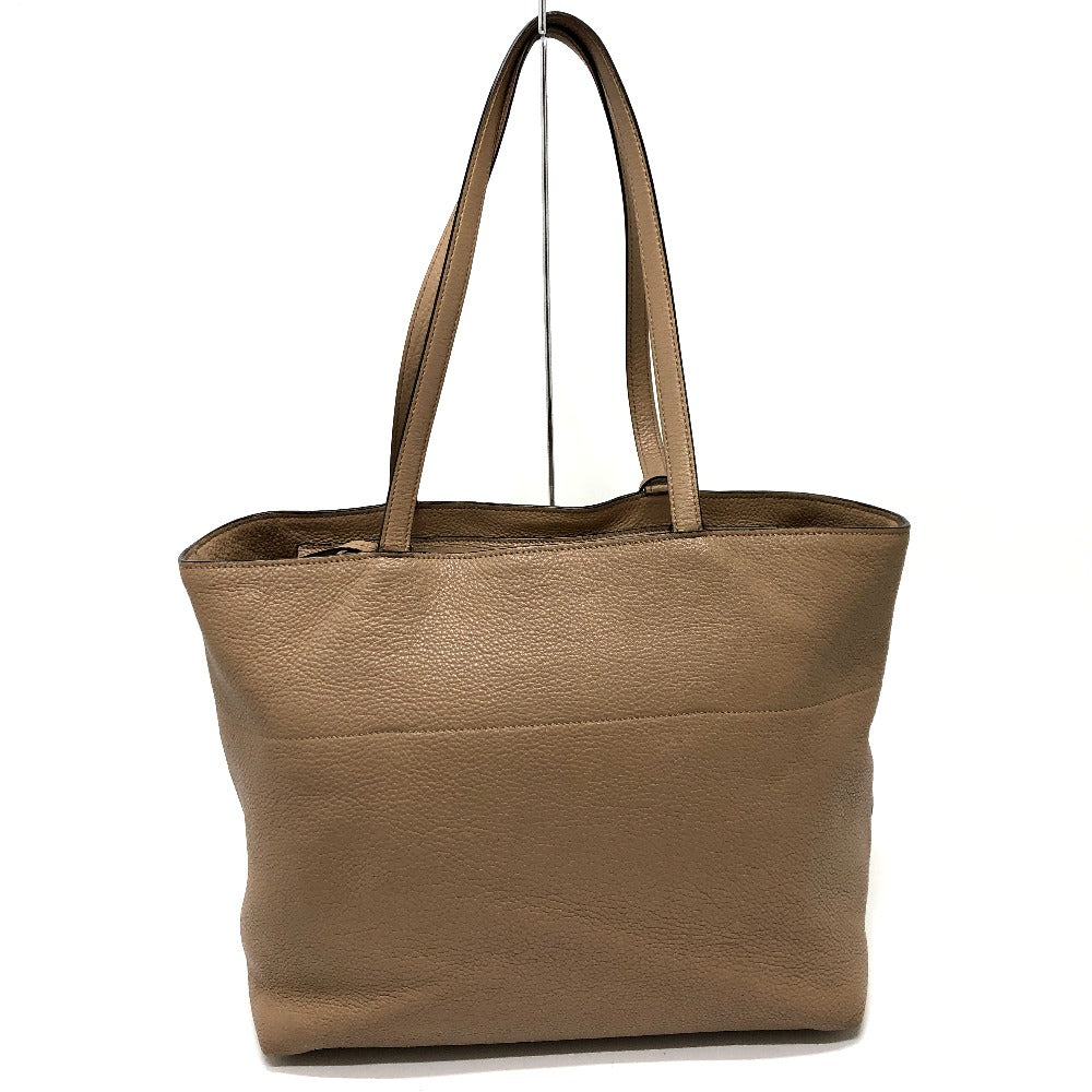 PRADA Tote Bag 1BG203 leather beige logo Women