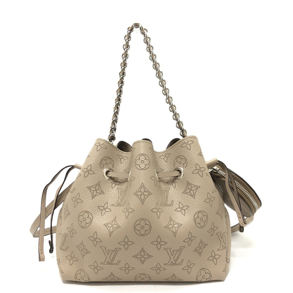 LOUIS VUITTON Shoulder Bag Monogram Mahina beige Monogram Mahina Bella