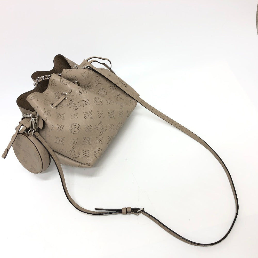 LOUIS VUITTON Shoulder Bag Monogram Mahina beige Monogram Mahina Bella